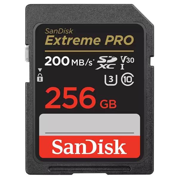 SanDisk 256GB Extreme PRO 200MB/s UHS-I SDXC Memory Card Open Box