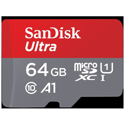 Sandisk 64GB Ultra Micro SD (SDXC) Card