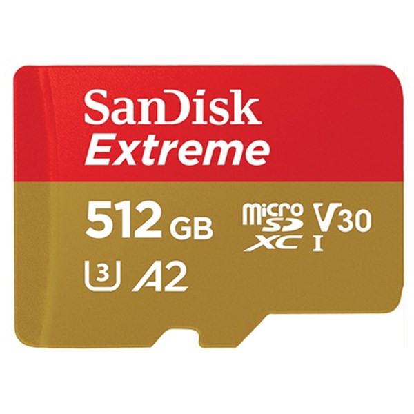 Sandisk 512GB Extreme Micro SDXC 160MB/s