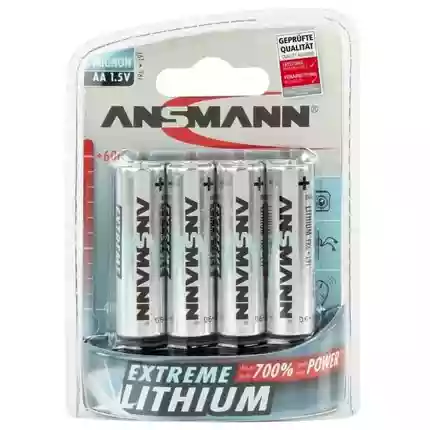 Ansmann Extreme Lithium 4x AA Battery