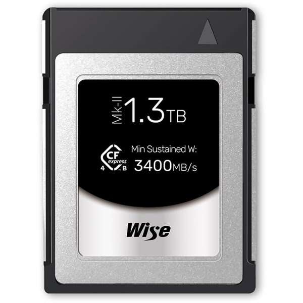 Wise Advanced CFX4-B1300PM2 1.3TB CFexpress 4.0 Type B PRO Memory Card