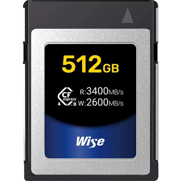 Wise Advanced CFX4-B512 512GB CFexpress Memory Card