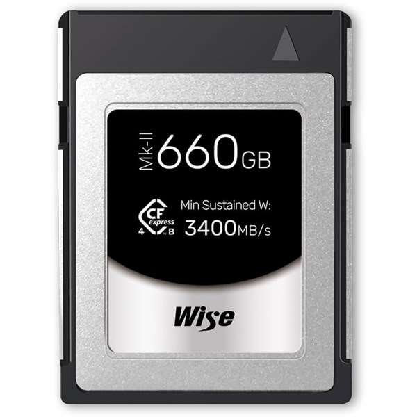 Wise Advanced CFX4-B660PM2 660GB CFexpress 4.0 Type B PRO Memory Card