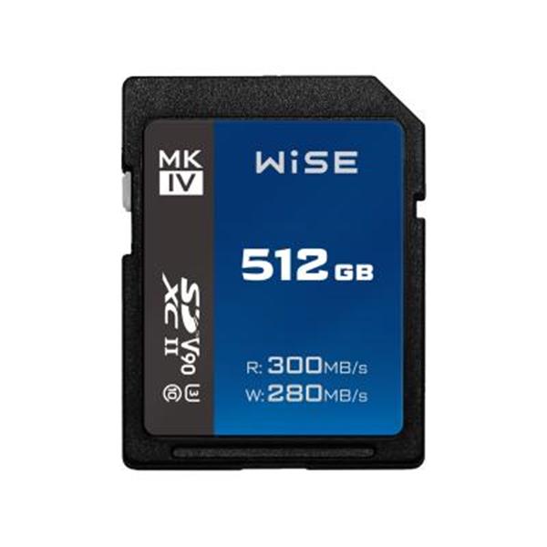 Wise SDXC UHS-II V90 MK-IV Card 512GB