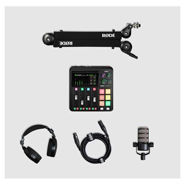 Rode Creator One-Person RodeCaster Duo Podcasting Bundle