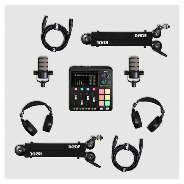 Rode PodCaster Two-Person RodeCaster Duo Podcasting Bundle