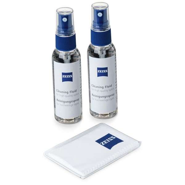 ZEISS Lens Cleaning Spray 2 Bottles With Microfibre Cloth