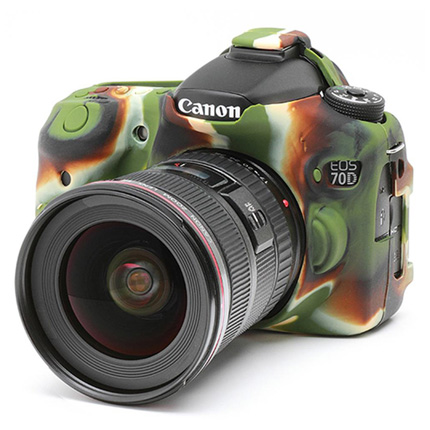Easy Cover Silicone Skin for Canon 70D Camo