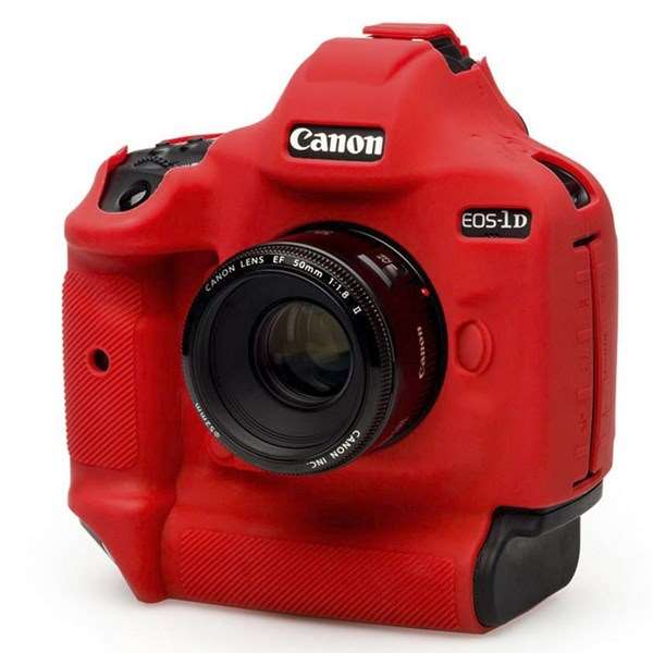 Easy Cover Silicone Skin for Canon 1DX Mark 3 Red