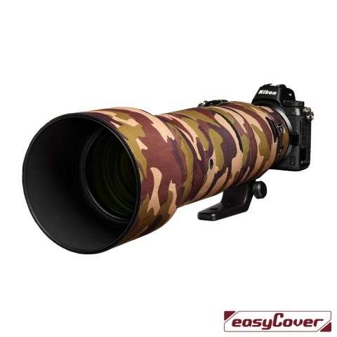 Easy Cover Lens Oak for Nikkor Z 180-600mm f/5.6-6.3 VR Brown Camouflage