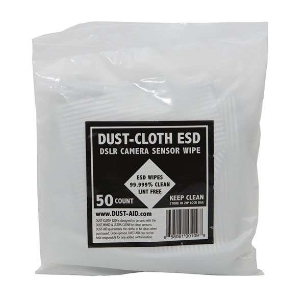 Dust-Aid Dust-Cloth Microfibre Anti-Static (7.5x7.5) Pack of 50