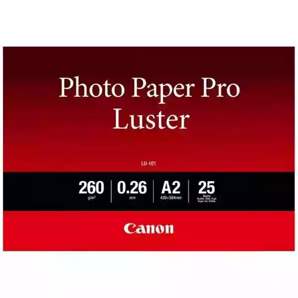 Canon Luster Photo Paper A2 - 25 Sheets