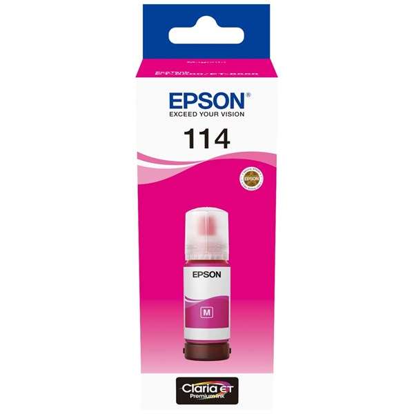 Epson 114 EcoTank Magenta Ink Bottle 70ml