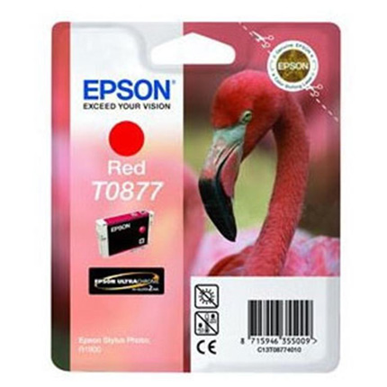 Epson Flamingo T0877 Red Ink for R1900