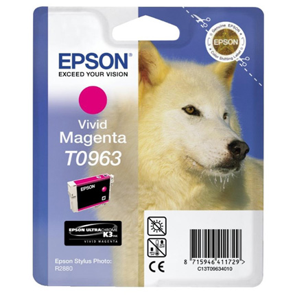 Epson Husky Vivid Magenta Ink T0963 for R2880