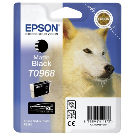 Epson Husky Matte Black Photo Ink T0968 for R2880