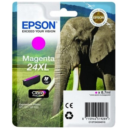 Epson Elephant 24XL Magenta T2433