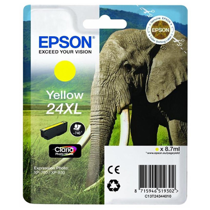 Epson Elephant 24XL Yellow T2434