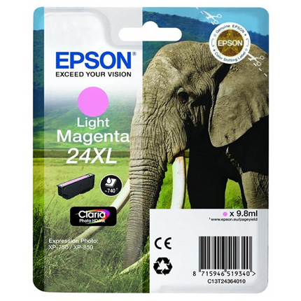 Epson Elephant 24XL Light Magenta T2436