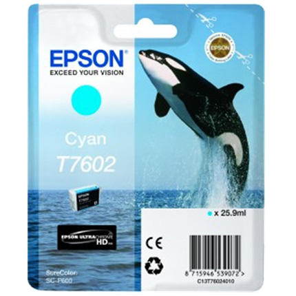 Epson Whale T7602 Cyan