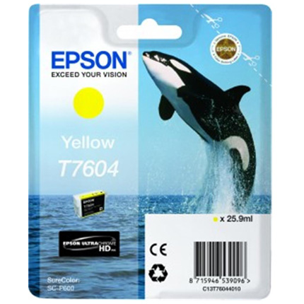 Epson Whale T7604 Yellow
