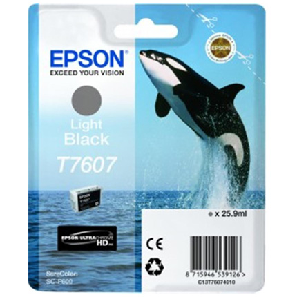 Epson Whale T7607 Light Black