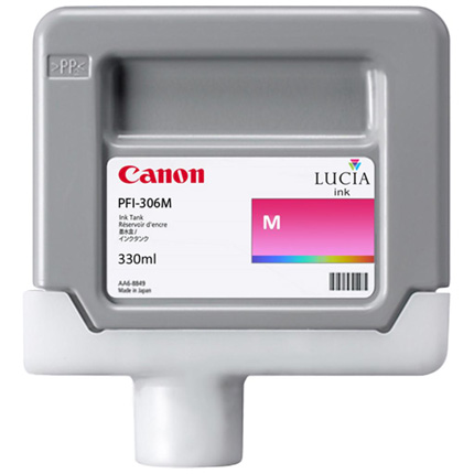 Canon PFI-306M Magenta Pigment Ink Tank Cartridge - 330ml
