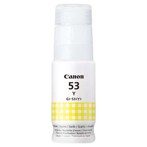 Canon GI-53Y 60ml Yellow Ink Bottle for PIXMA G550/G650 Printers