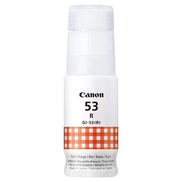 Canon GI-53R 60ml Red Ink Bottle for PIXMA G550/G650 Printers