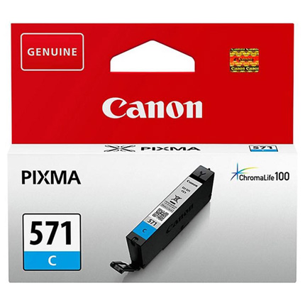 Canon CLI-571C Cyan Ink Cartridge for Pixma MG6850