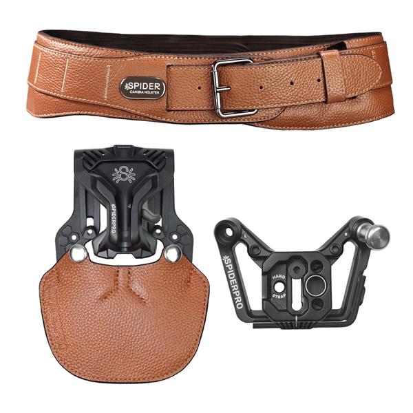 Spider Holster SpiderPro Camera Leather Belt V3 Brown
