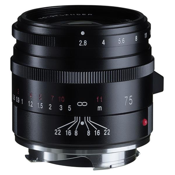Voigtlander 75mm f/2.8 VM Apo-Skopar Lens Black