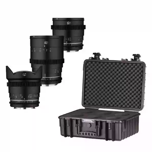 Samyang VDSLR MK2 Three Cine Lens Kit With Case For Canon RF