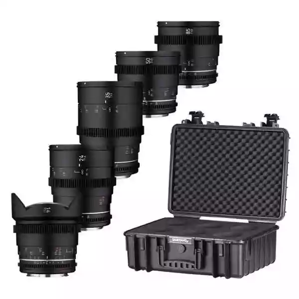 Samyang VDSLR MK2 Five Cine Lens Kit With Case For Canon RF