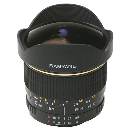 Samyang 8mm f/3.5 Asph IF MC Fisheye CS II DH - Sony A Mount