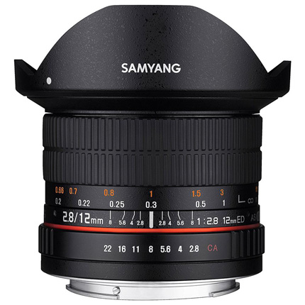 Samyang 12mm f/2.8 ED AS NCS Fisheye Lens Sony E