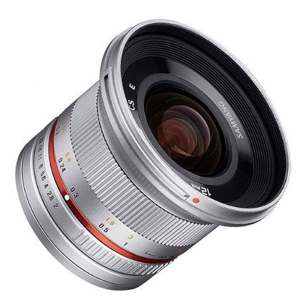 Samyang 12mm f2.0 NCS Silver Lens - Sony E Mount