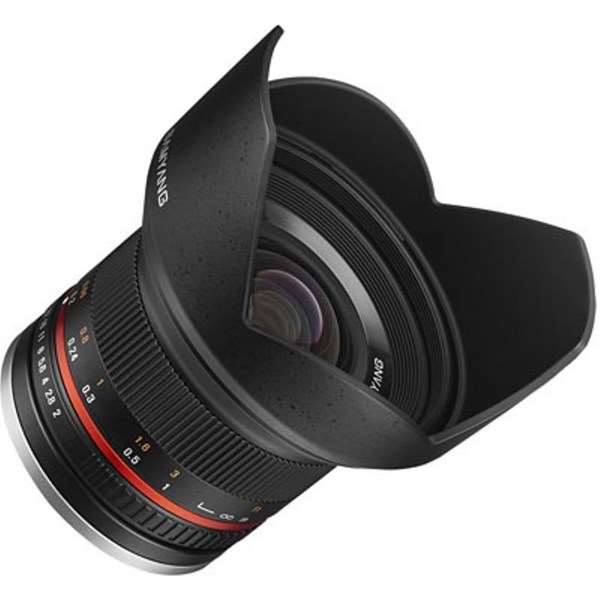 Samyang 12mm f/2 NCS CS Ultra Wide Lens Sony E Black- Ex- Demo