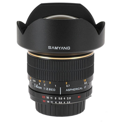 Samyang 14mm f/2.8 ED AS IF UMC Ultra Wide Angle Lens Nikon F