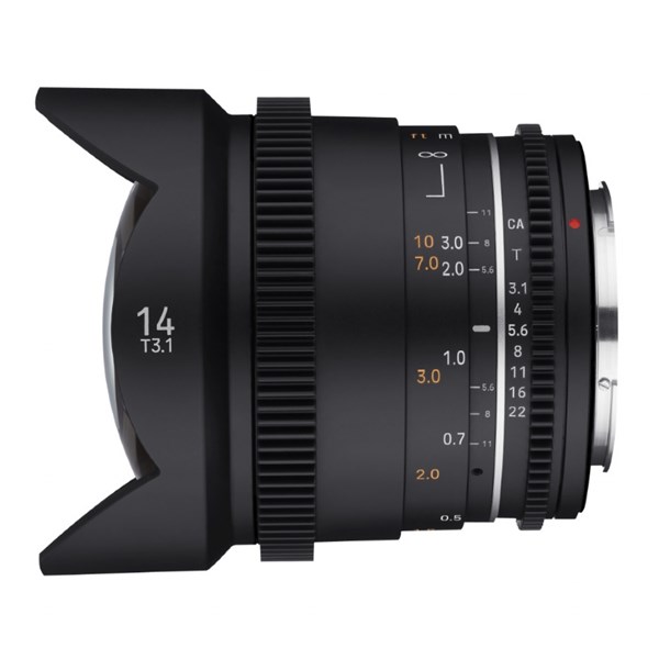 Samyang 14mm T3.1 VDSLR MK2 Cine Lens Canon EF Mount
