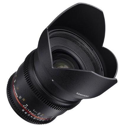 Samyang 16mm T2.2 VDSLR ED AS UMC CS II Cine Lens Canon EF