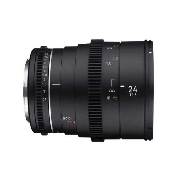 Samyang VDSLR 24mm T1.5 MK2 Cine Lens Canon RF Mount