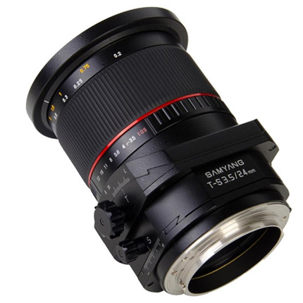 Samyang T-S 24mm f/3.5 ED AS UMC Lens - Canon Fit