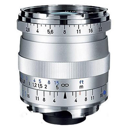 Zeiss Biogon T* 21mm f/2.8 ZM Lens Silver Leica M
