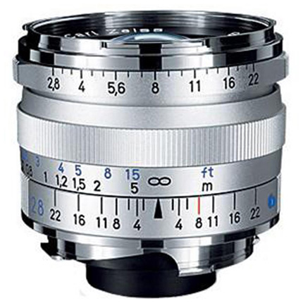 Zeiss Biogon T* 28mm f/2.8 ZM Lens Silver Leica M