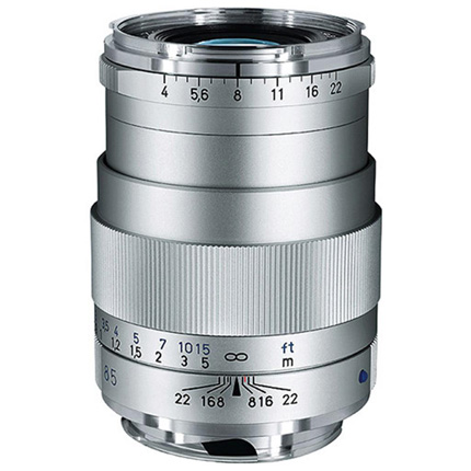 ZEISS Tele-Tessar 85mm f/4 ZM M-Mount Lens Silver