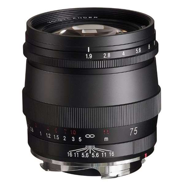 Voigtlander 75mm f/1.9 Ultron VM MC Lens