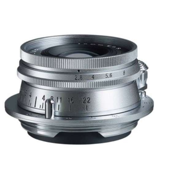 Voigtlander 40mm f/2.8 Heliar Aspherical L39 Screw Fit Lens Silver