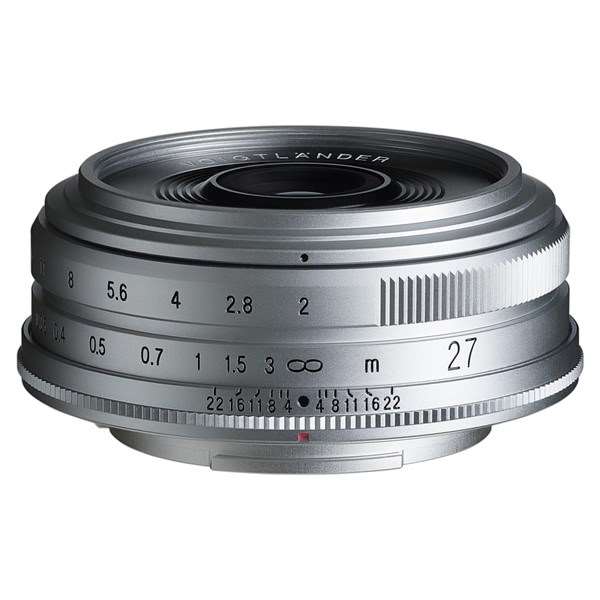 Voigtlander 27mm f/2 Ultron Lens for Fujifilm X Silver