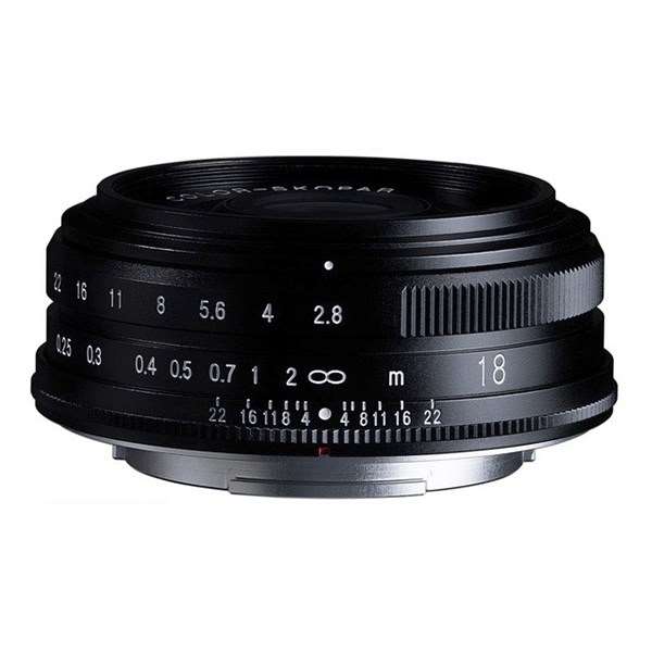 Voigtlander 18mm f2.8 Color-Skopar Fuji X Mount Lens Black